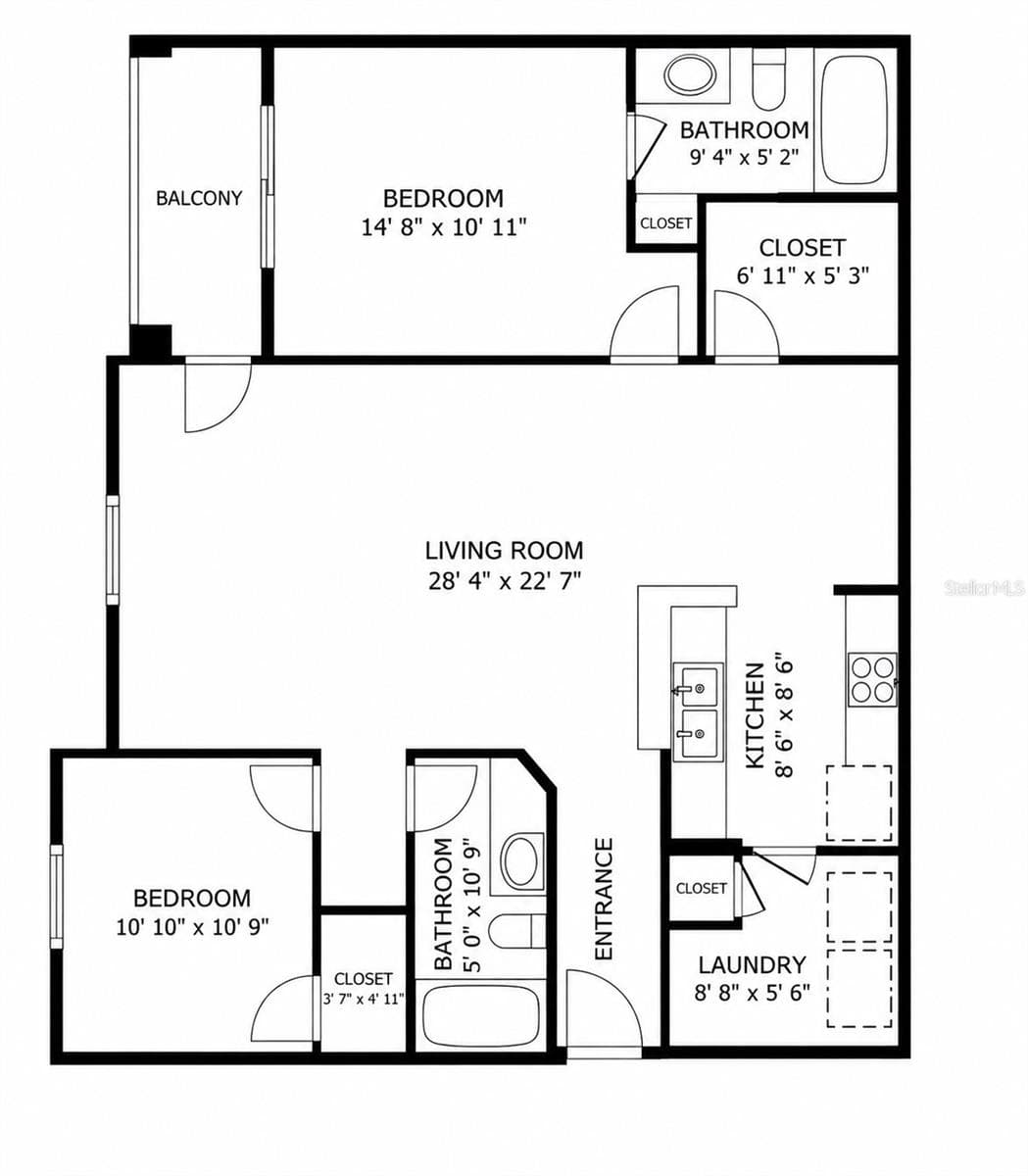 Condominium at 10203 COURTNEY PALMS BLVD #103, TAMPA, photo 7 of 76