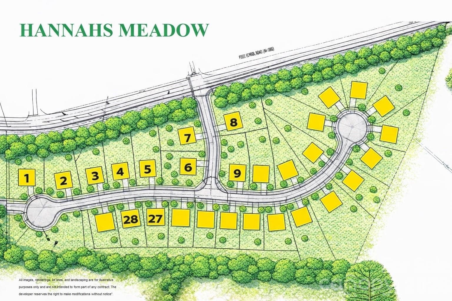 Hannahs Meadows features Estate Size Home Sites - 265 Corrie Ann Drive, Concord