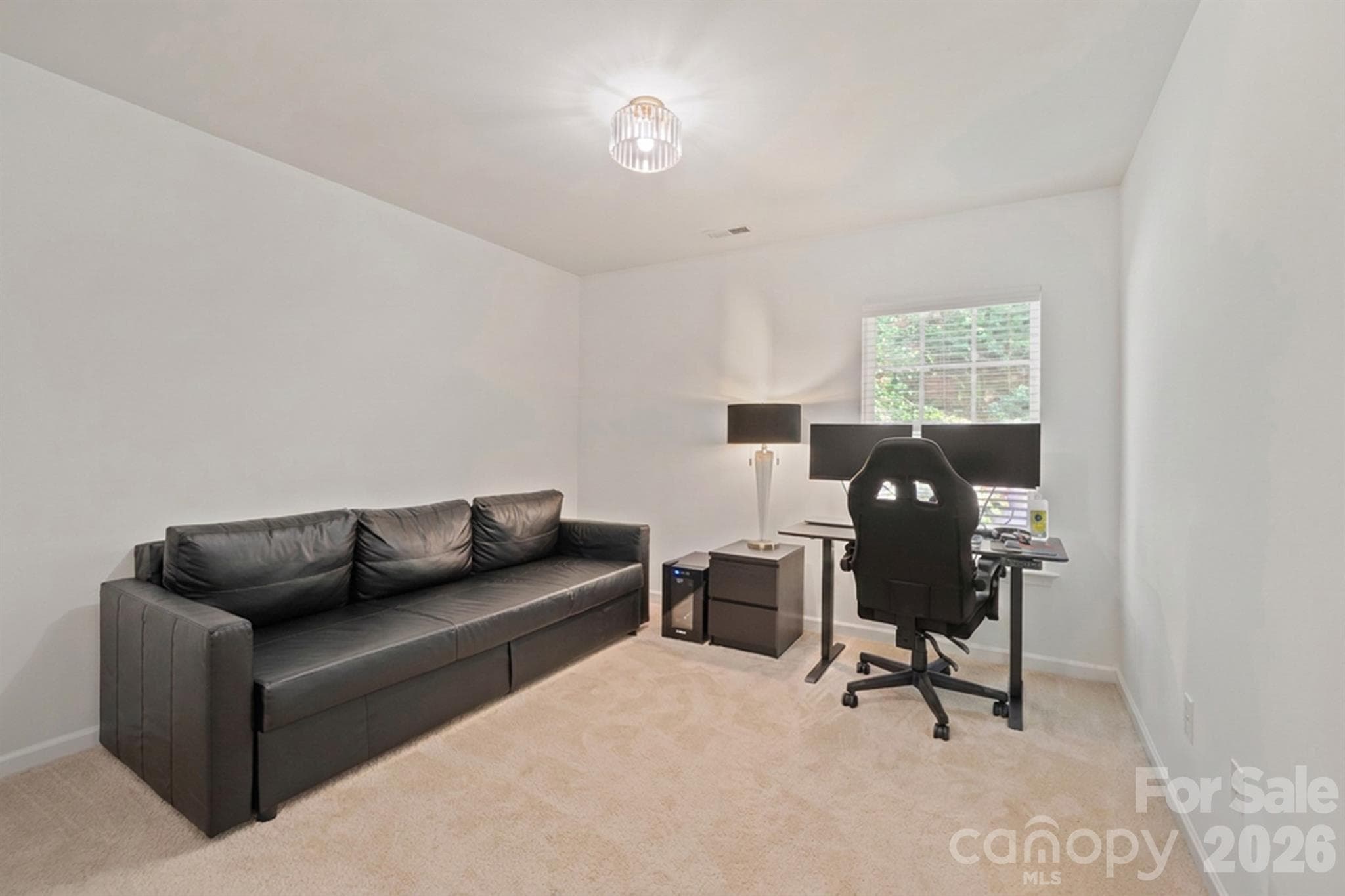 Bedroom 3 being used as an office - 17916 Caldwell Track Drive, Cornelius