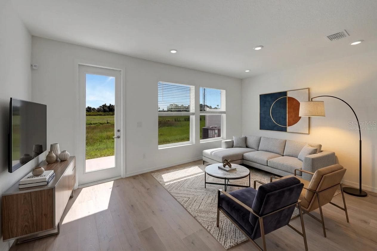 Family Room **Virtually Staged - 6412 JENSEN VIEW AVE, APOLLO BEACH