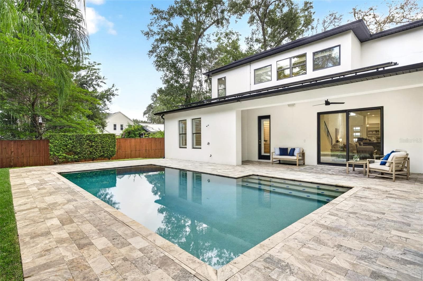 Large saltwater pool & covered lanai - 2343 VERSAILLES AVE, WINTER PARK