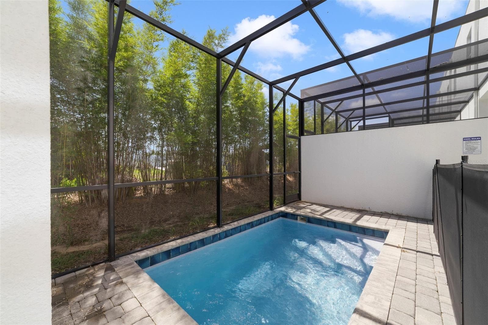 Private screened pool right outside your back door. - 340 FAMAGUSTA DR, DAVENPORT
