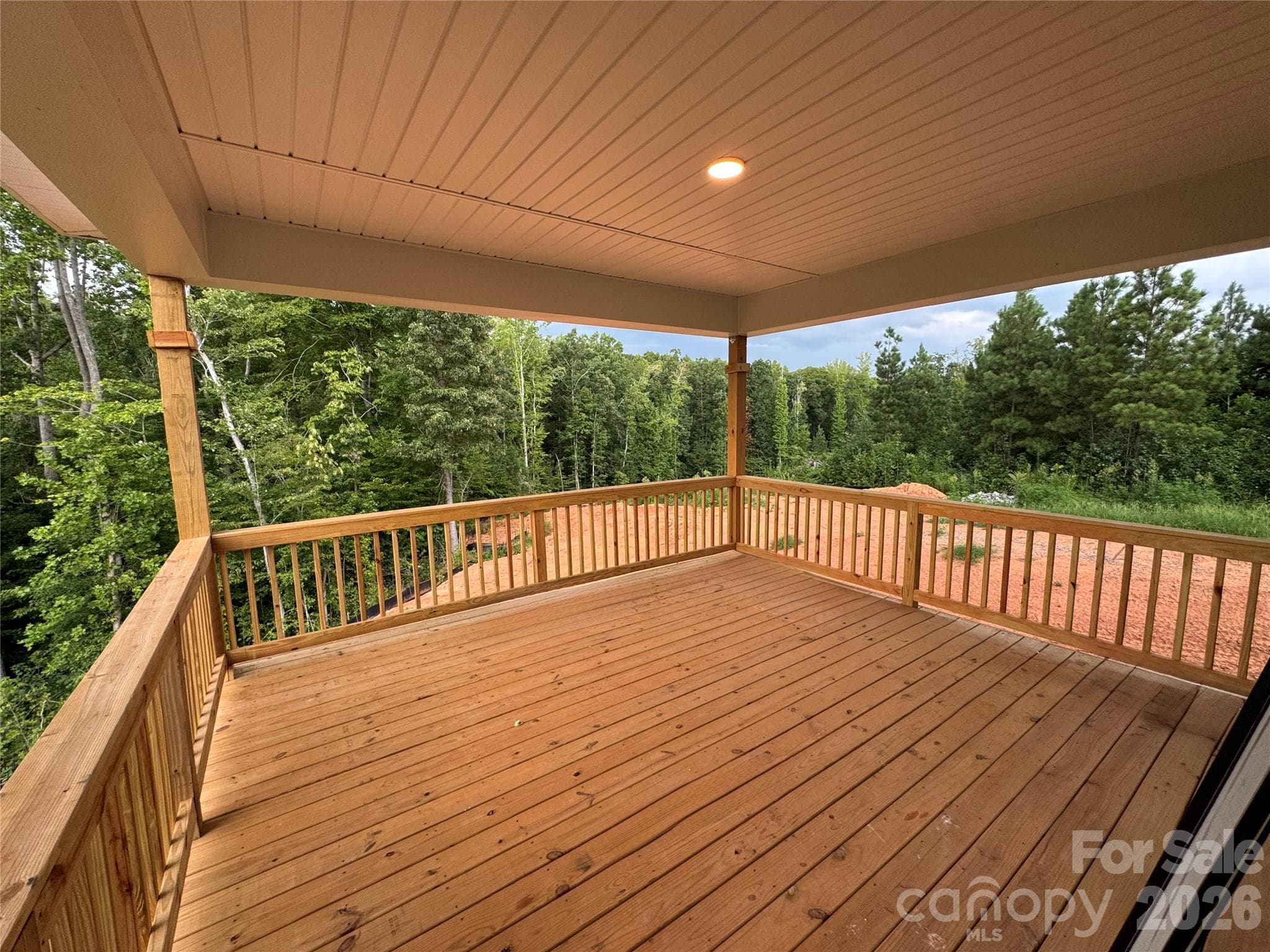 Covered Back deck of Family Room/Kitchen - 133 Kerr Walk Drive, Statesville