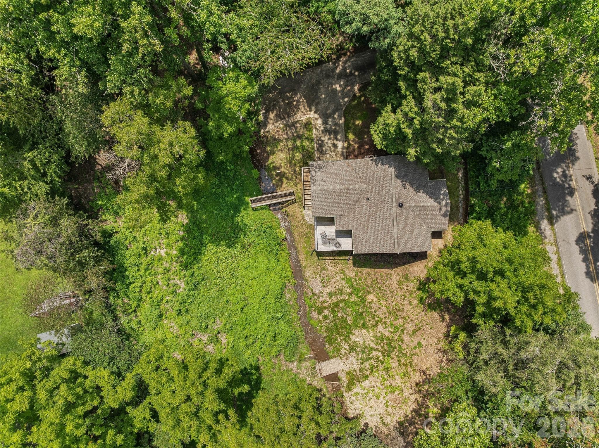 Nice mixture of cleared and wooded property. - 468 Governors View Road, Asheville