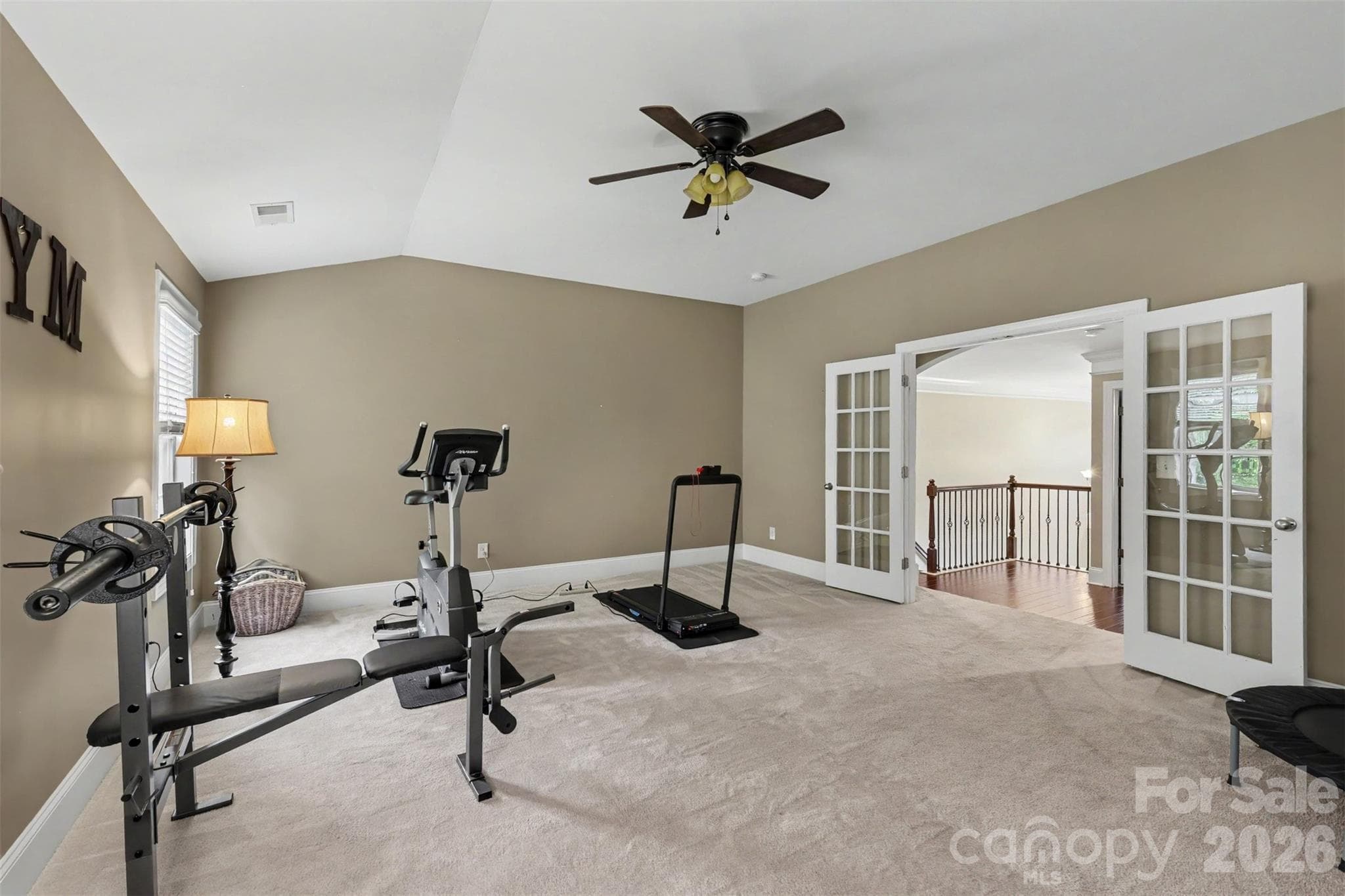 Upstairs Bonus Room/Gym - 4004 Widgeon Way, Waxhaw