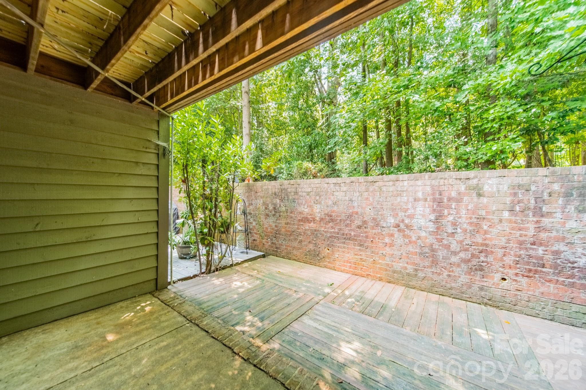 Back patio - 7426 Newmans Lane, Charlotte