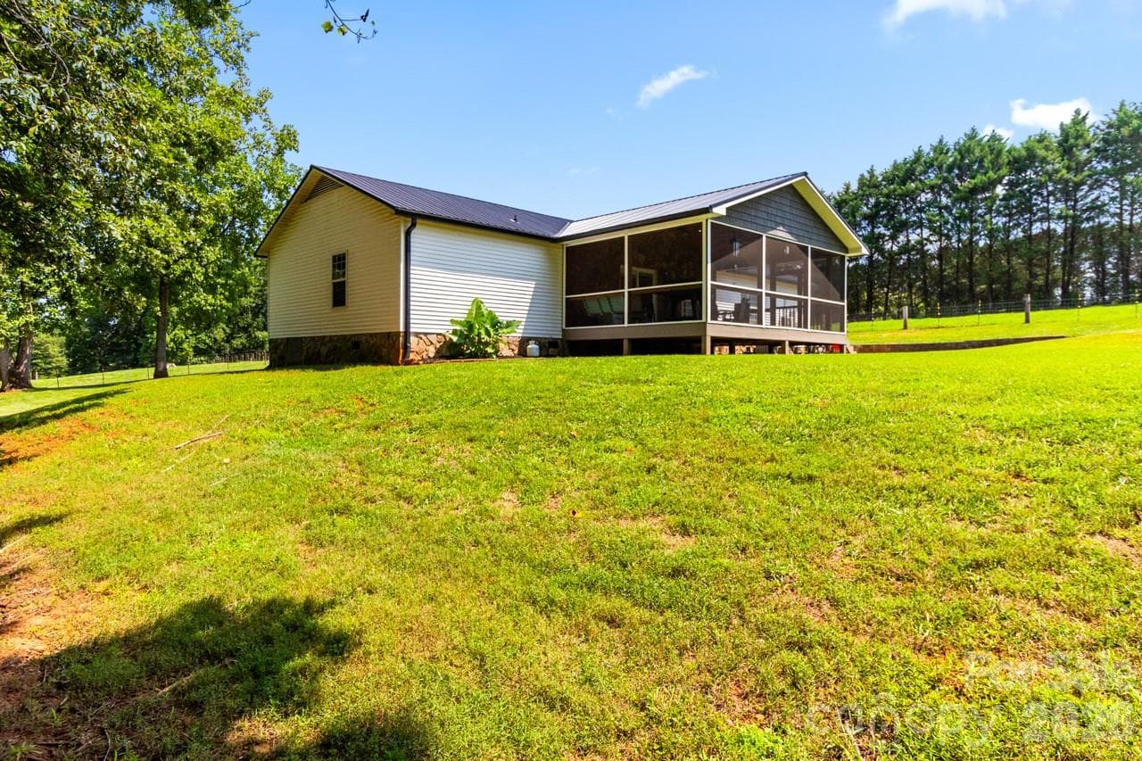 View from rear of home - 393 Cedar Grove Church Road, Vale