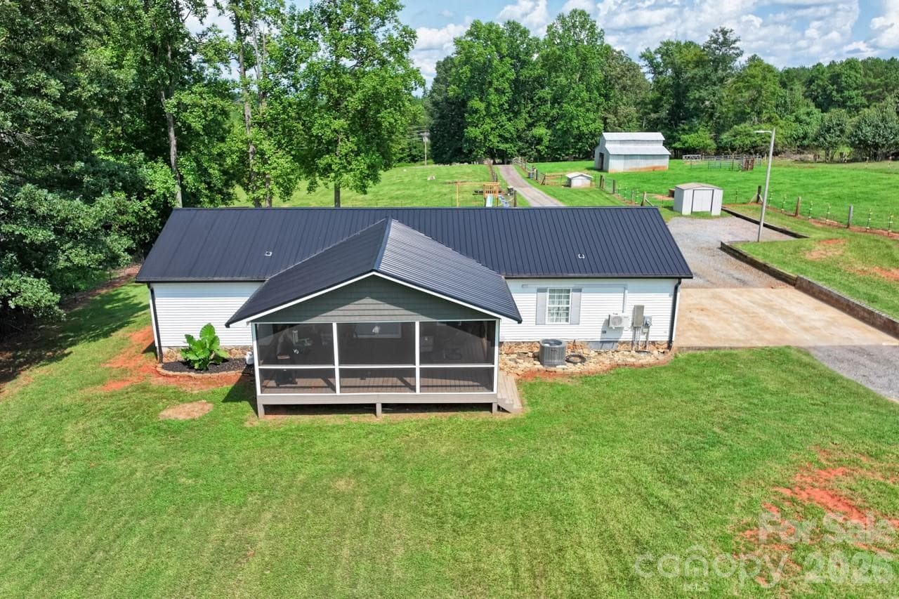 Rear view of home - 393 Cedar Grove Church Road, Vale