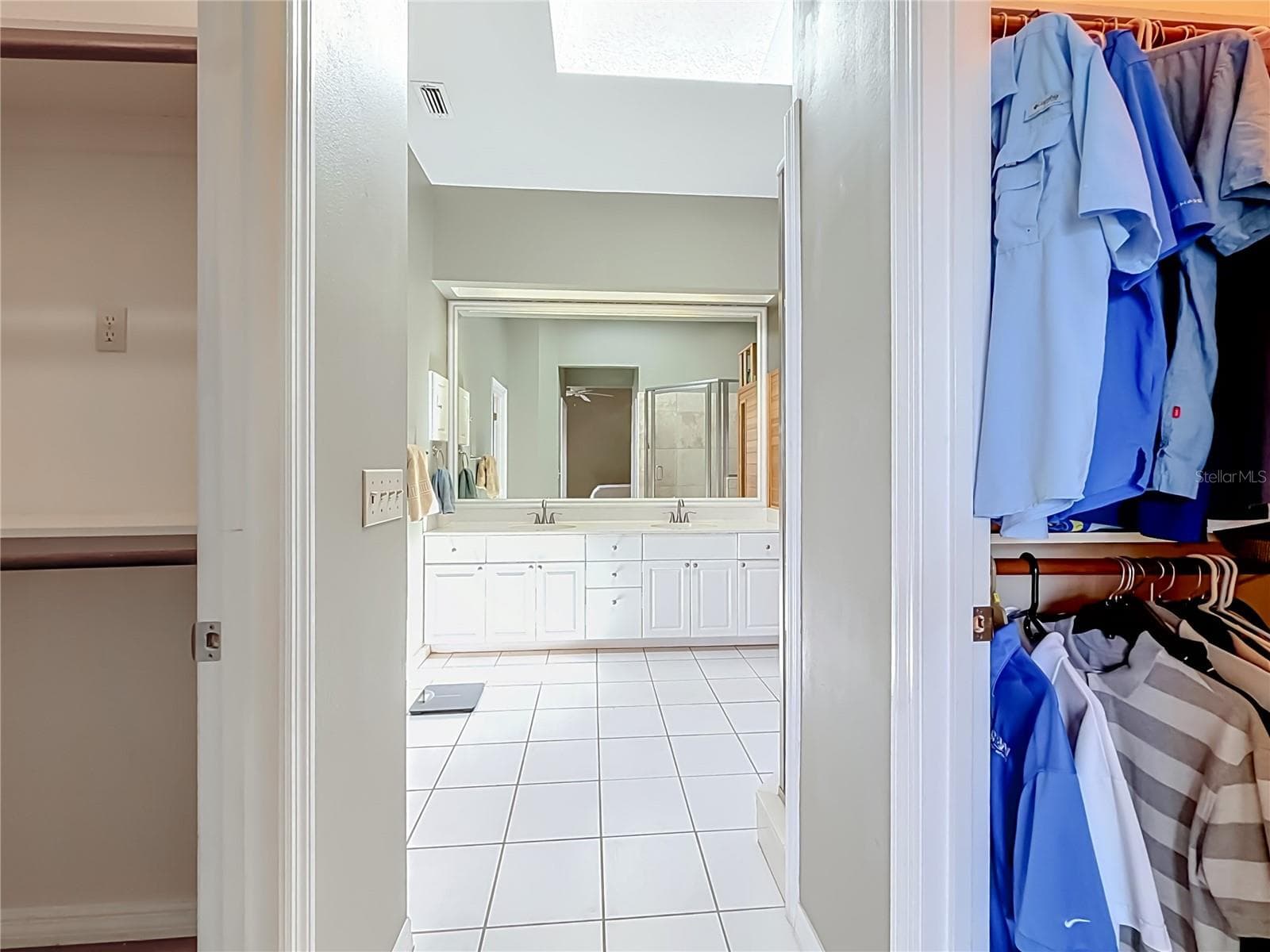 Primary Closets and Bath - 3008 SW 41ST PL, OCALA