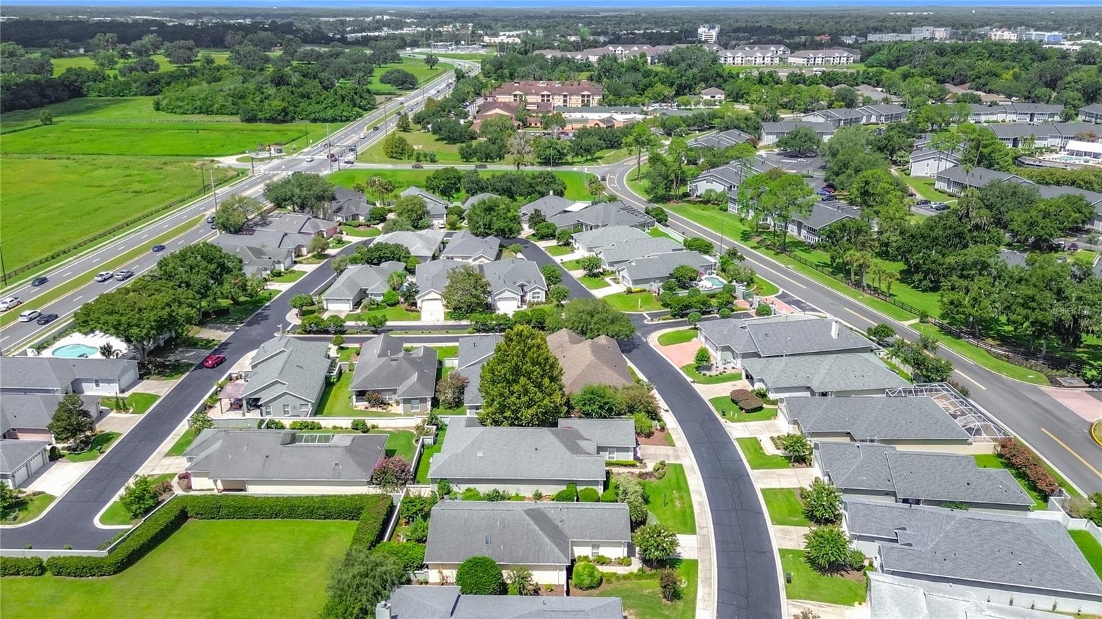 The backyard backs up to open, undeveloped space - 3008 SW 41ST PL, OCALA