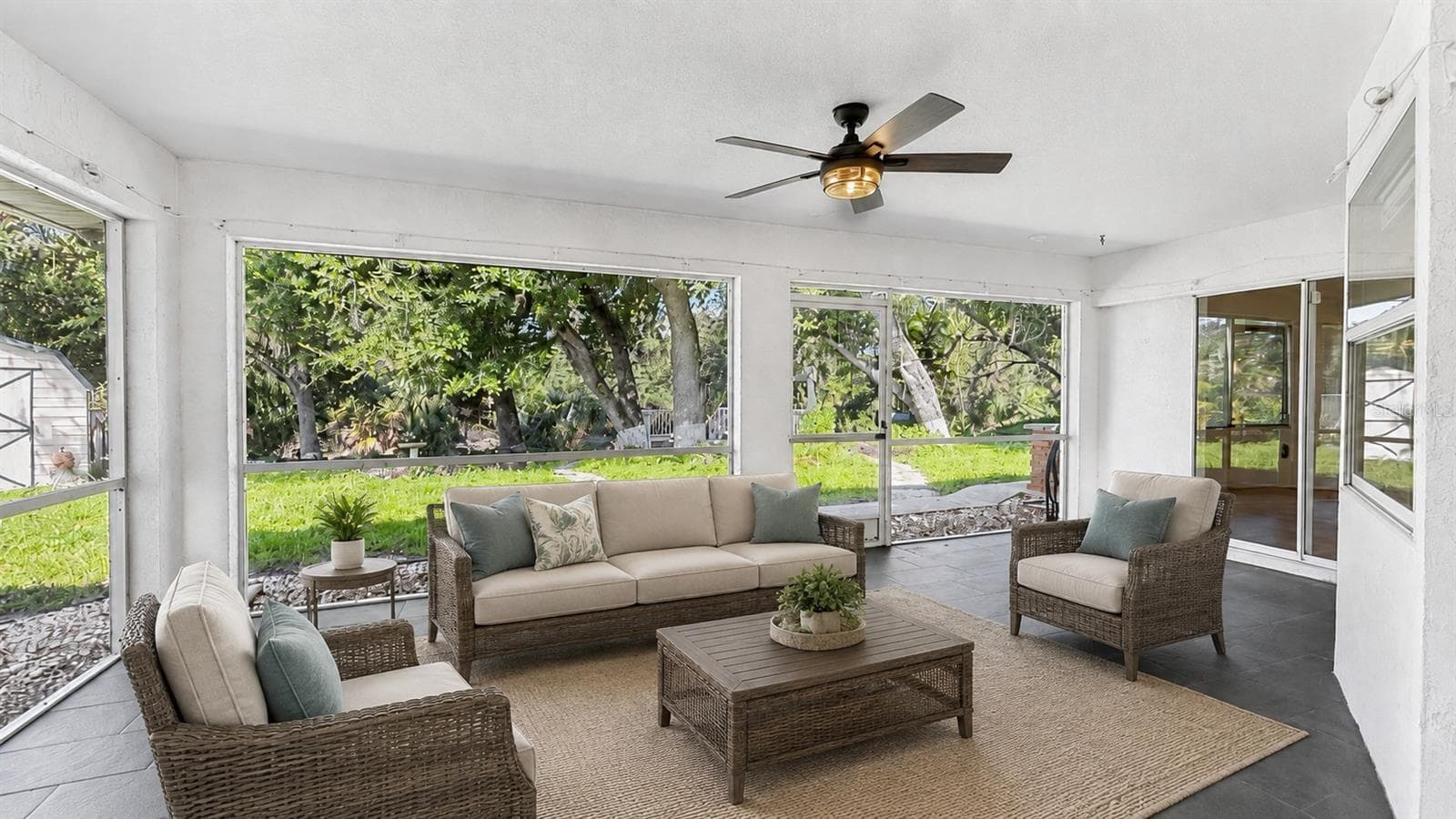 Virtual staged.   Wooded relaxing view and waterfront - 297 FLAMINGO BLVD, PORT CHARLOTTE