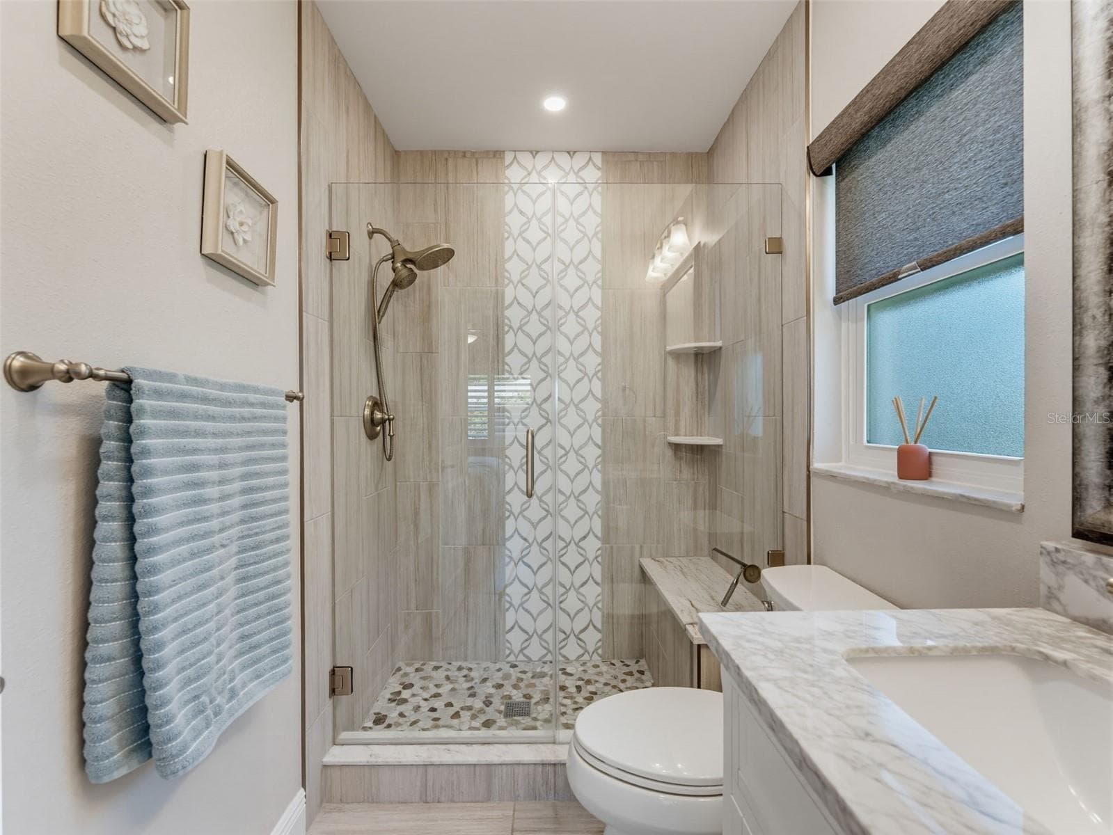 Custom tile shower - 1372 CARLISLE CT, DUNEDIN