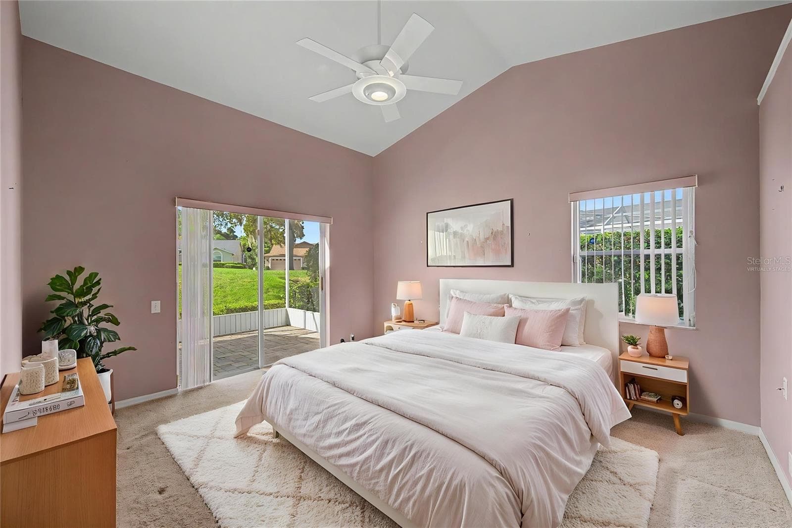 Primary Bedroom Virtually Staged - 8919 KEATS DR, HUDSON