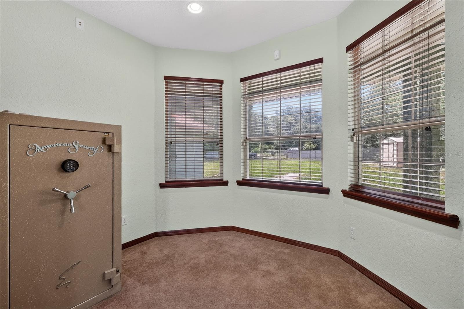 A beautiful bay window lets in natural light and frames views of the green backyard. - 4617 ROUND LAKE RD, APOPKA
