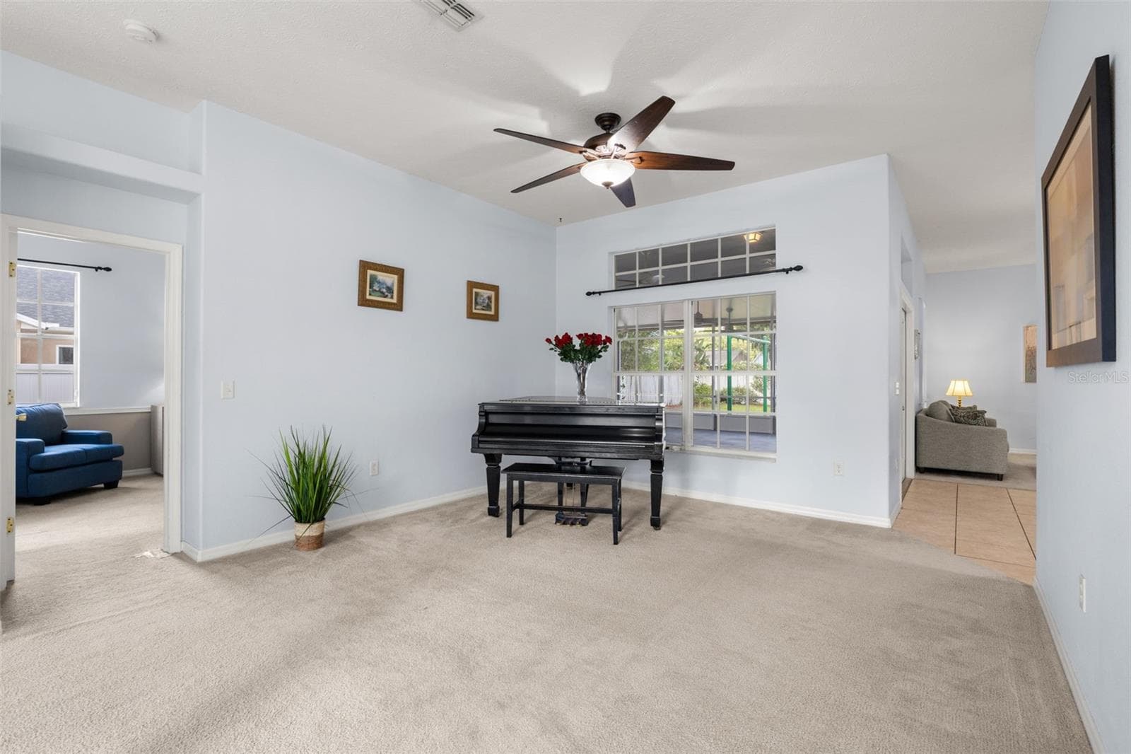 Living room from dining - 7904 OREGOLD DR, NEW PORT RICHEY