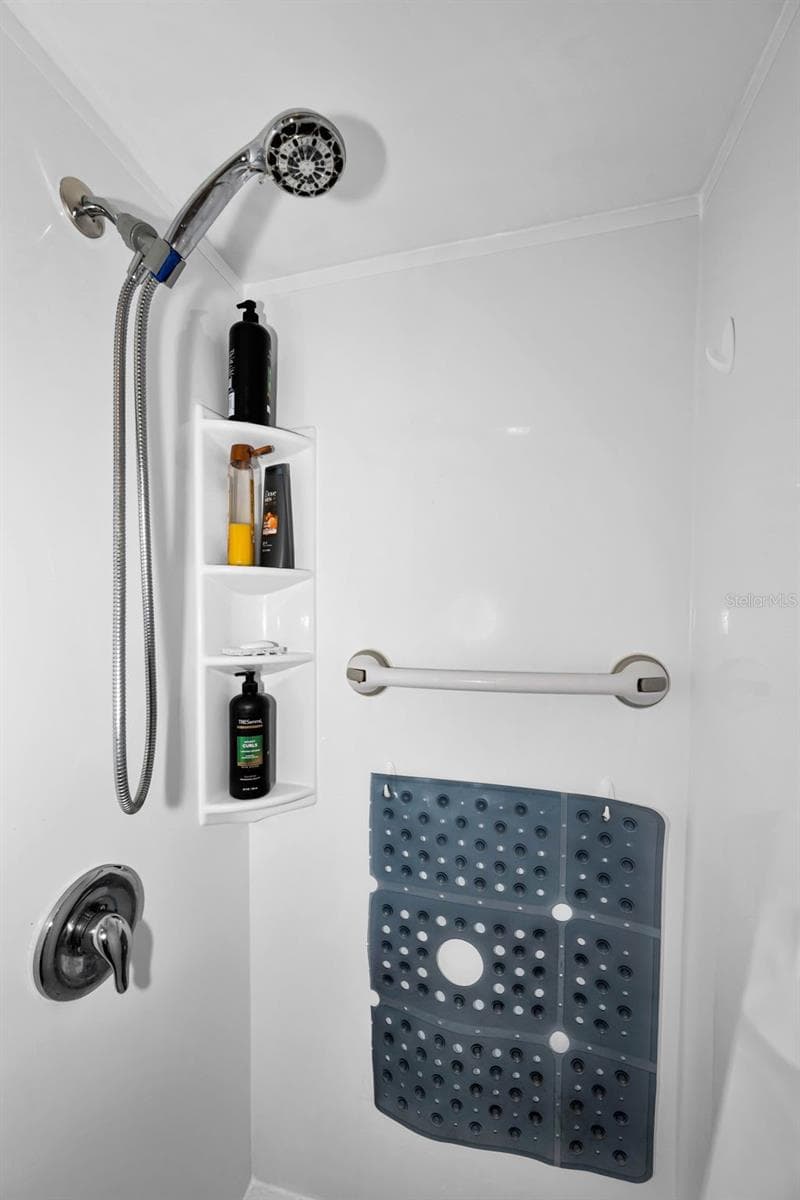 step in shower - 143 MELODY LN, TARPON SPRINGS