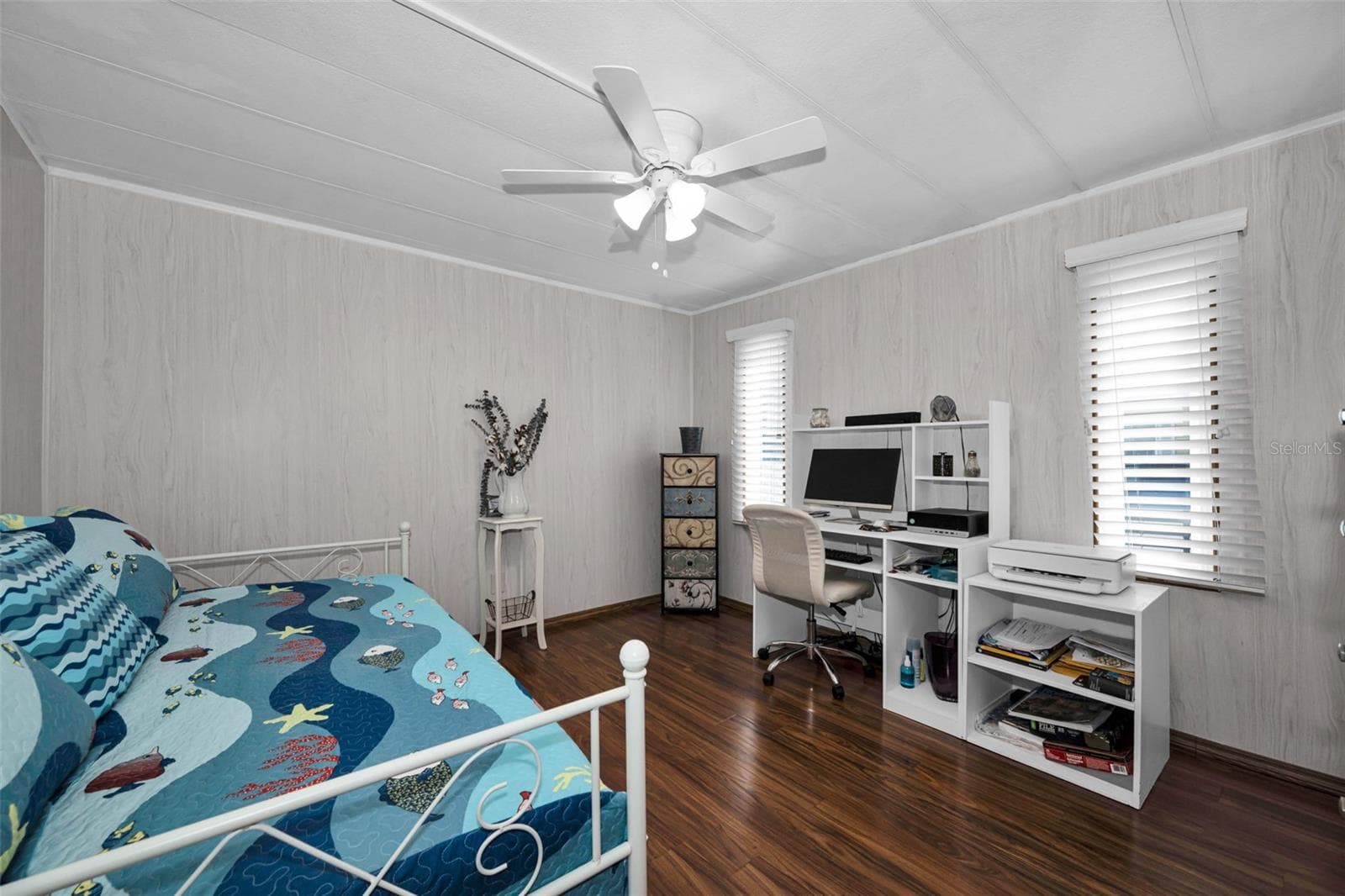 2nd Bedroom with New Flooring (2024) - 143 MELODY LN, TARPON SPRINGS