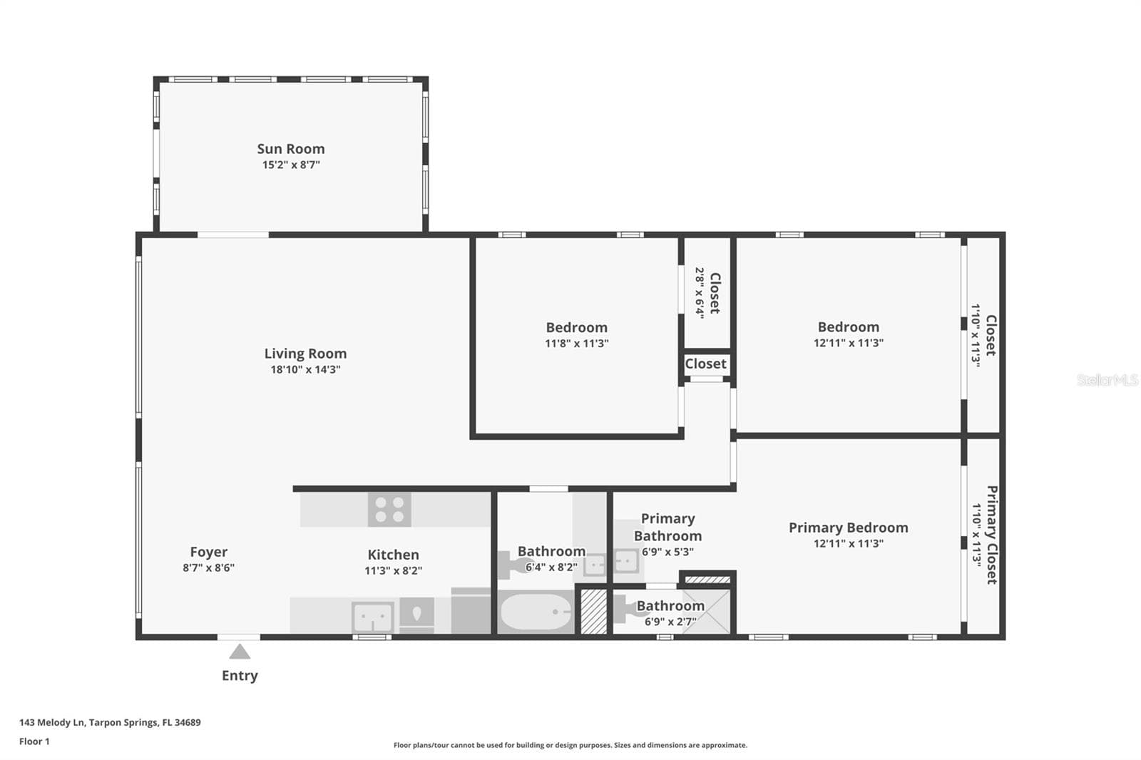 Floor Plan - 143 MELODY LN, TARPON SPRINGS