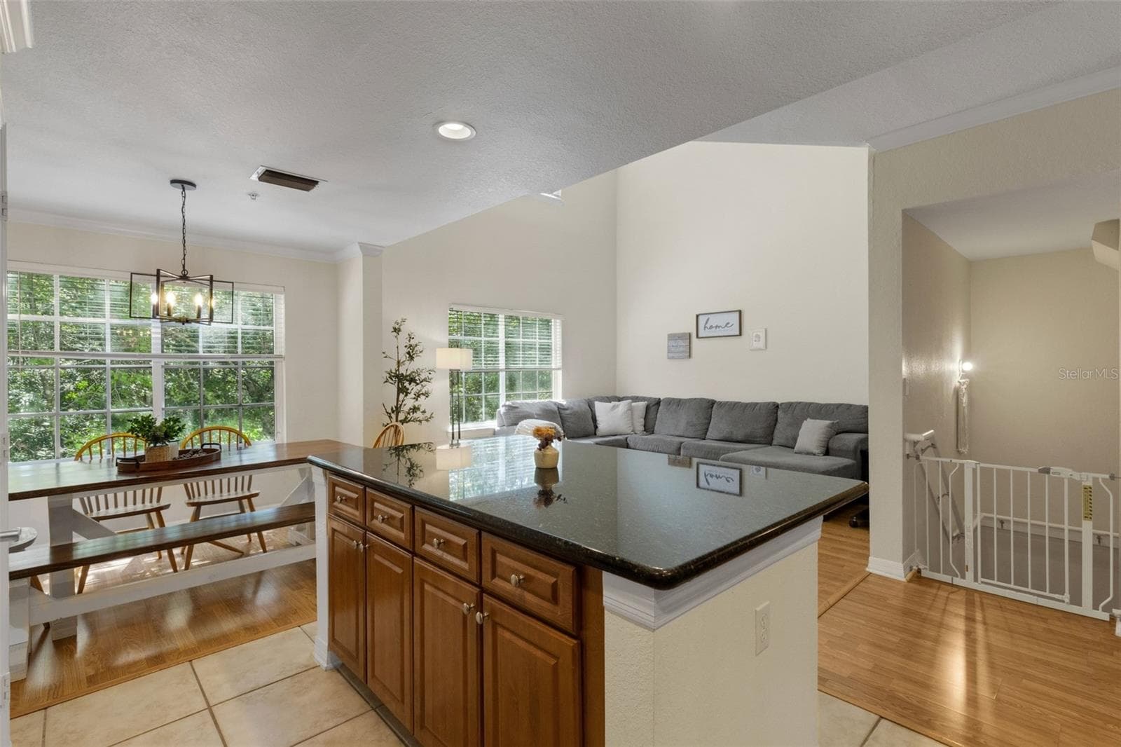 Spacious kitchen with granite island - 9872 MEADOW FIELD CIR #503, TAMPA