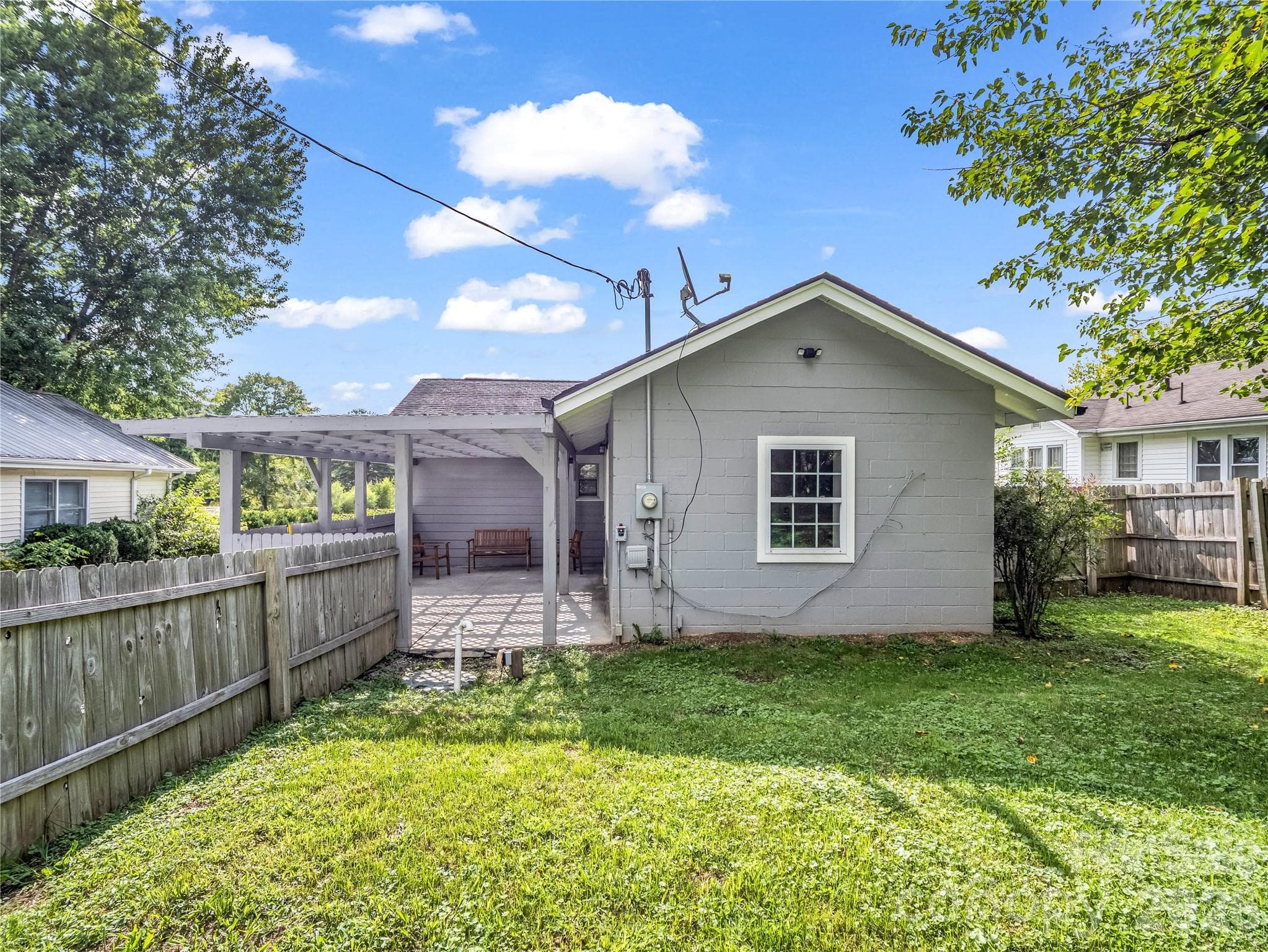 Back of home - 116 Beverly Avenue, Hendersonville
