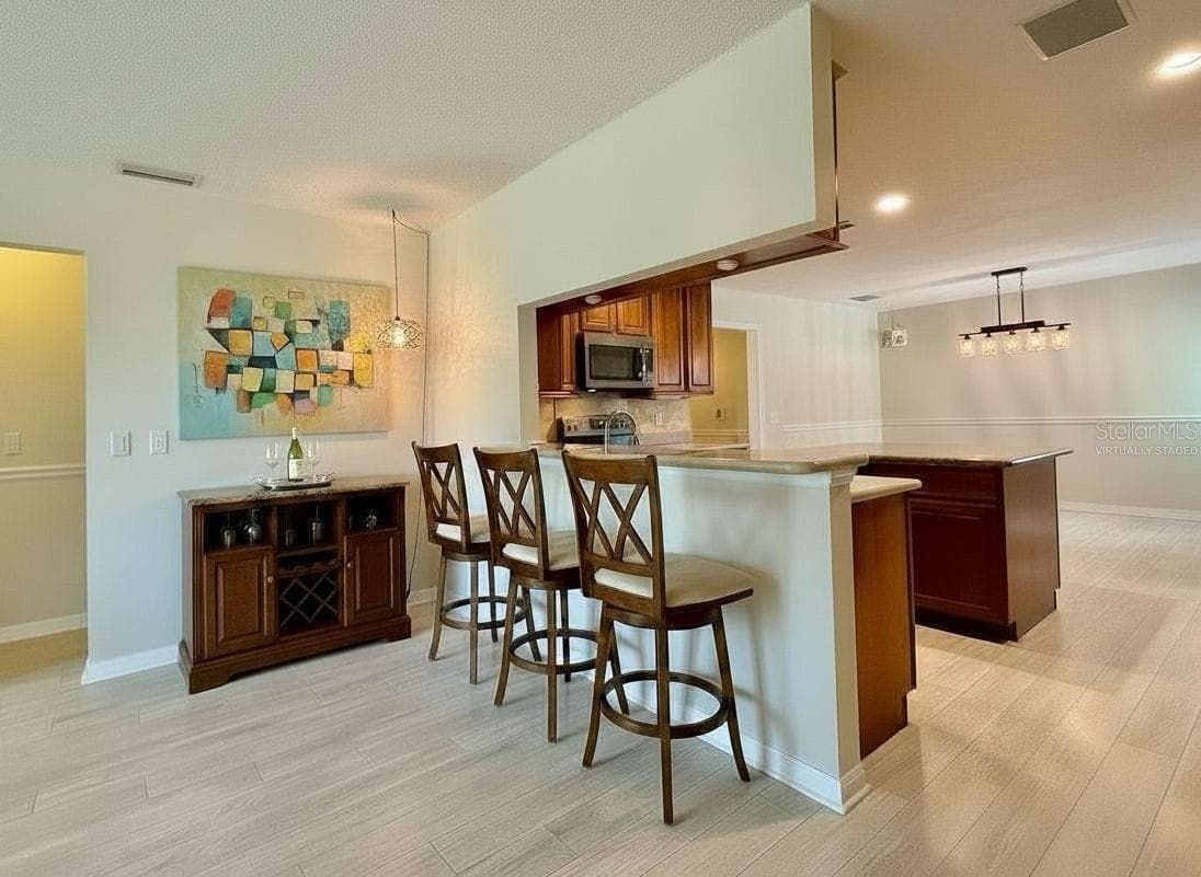 Virtually Staged - Breakfast Bar - 1583 REDWOOD AVE, DUNEDIN