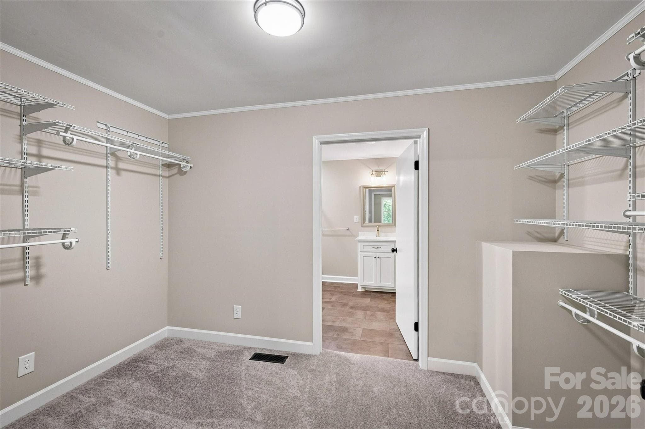Primary Suite Walk-in Closet - 3517 Crestwood Drive, Morganton