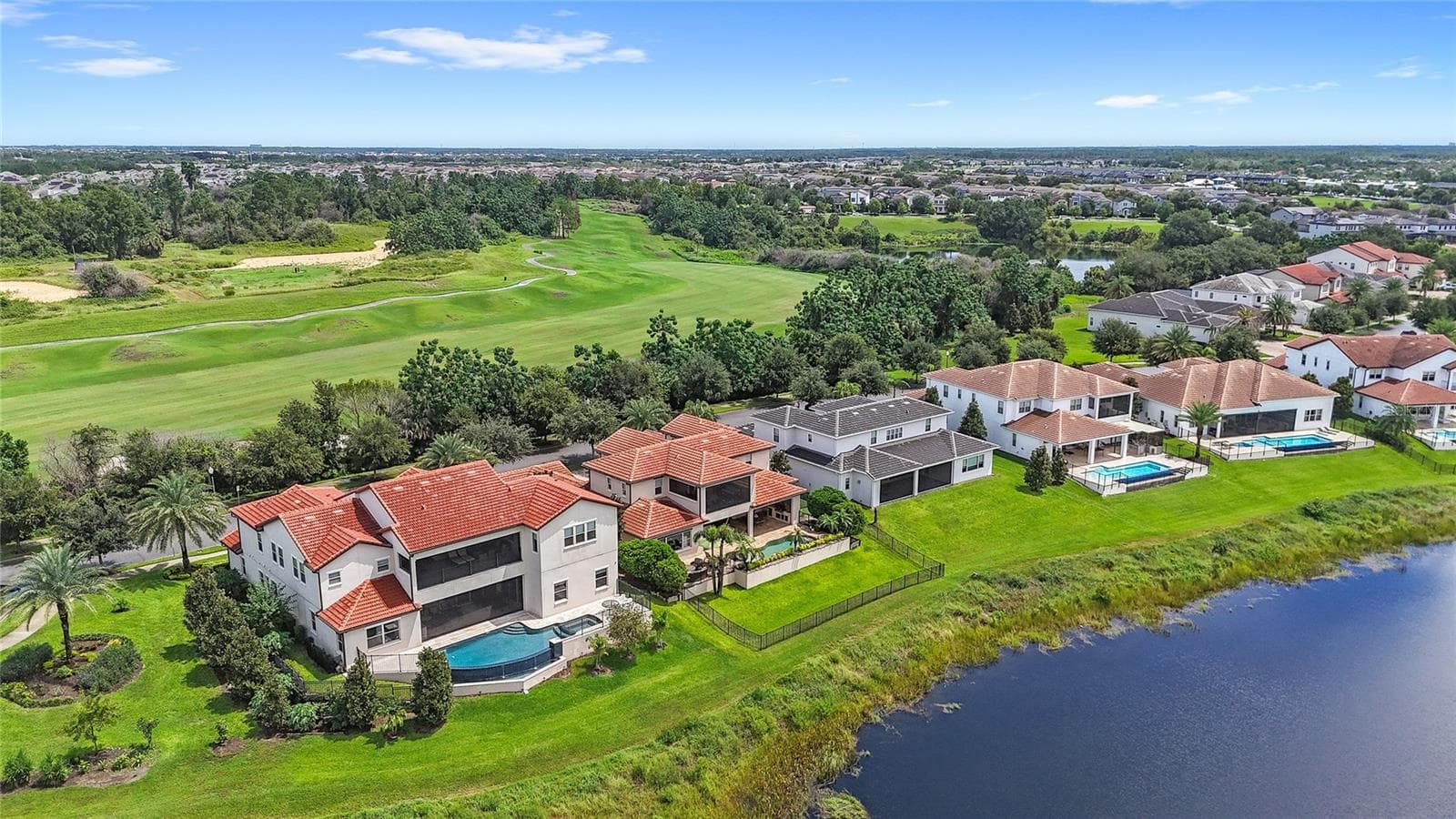 Aerial Rear - 15475 SHOREBIRD LN, WINTER GARDEN