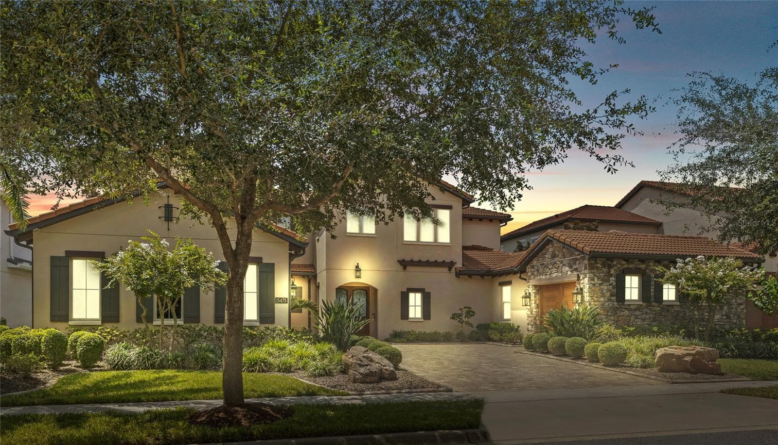 Exterior Sunset - 15475 SHOREBIRD LN, WINTER GARDEN