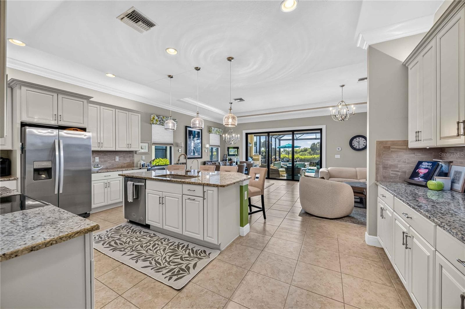 The kitchen in this WCI model home is beautiful - 24232 GALLBERRY DR, VENICE