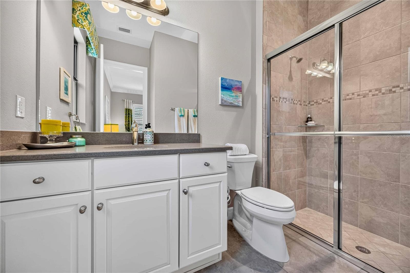 Ensuite Bedroom #2 with a full shower - 24232 GALLBERRY DR, VENICE