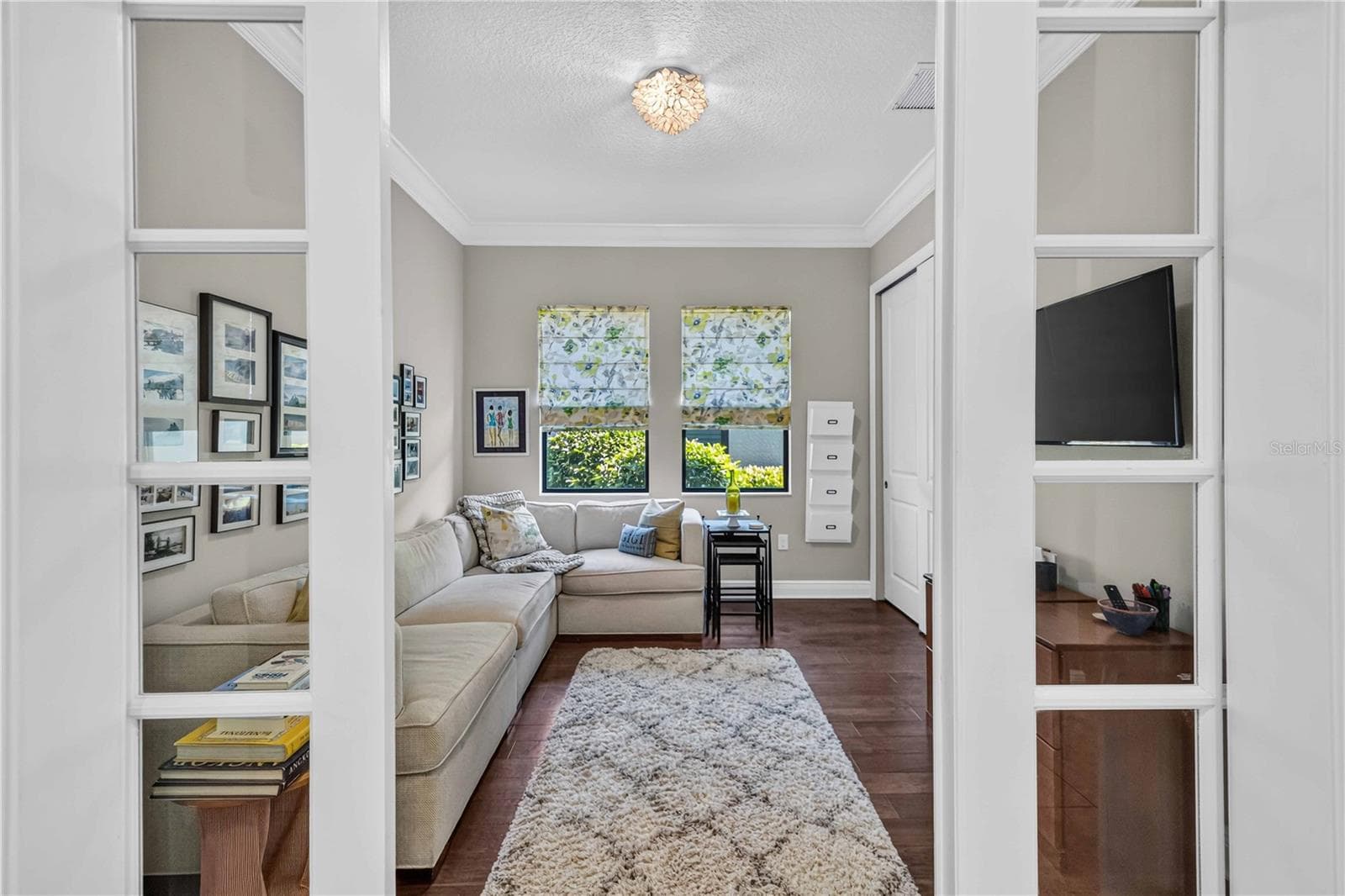 Office/Bedroom 4 - French sliding doors, built in closet, use it for a get-away or for a guest room. - 24232 GALLBERRY DR, VENICE