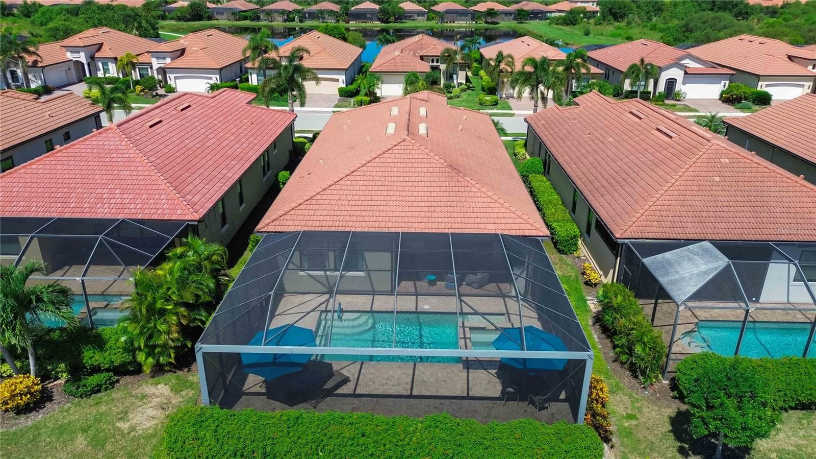 Stunning Aerial of 24232 Gallberry Drive. - 24232 GALLBERRY DR, VENICE