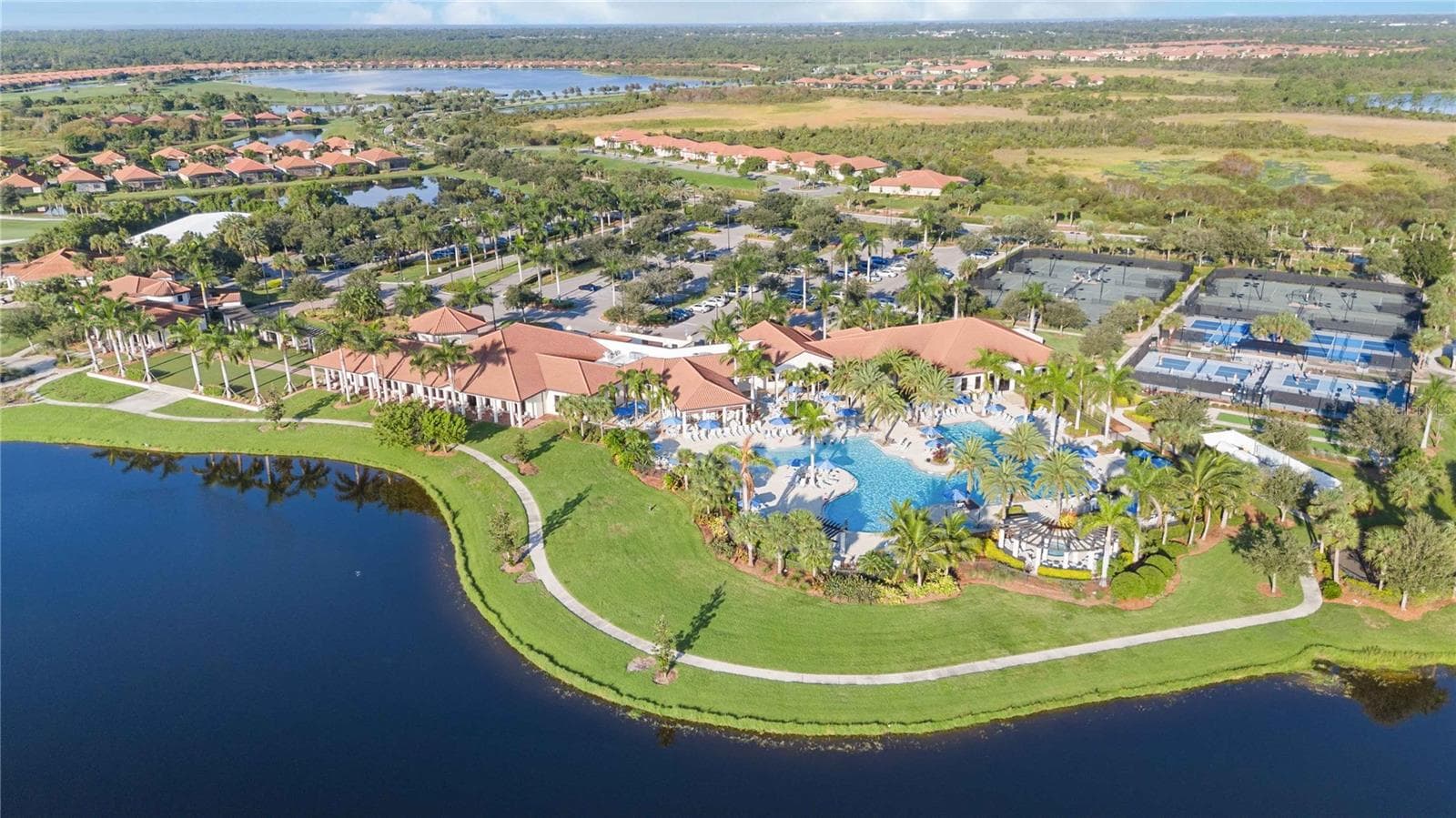 Sarasota National from the air - 24232 GALLBERRY DR, VENICE