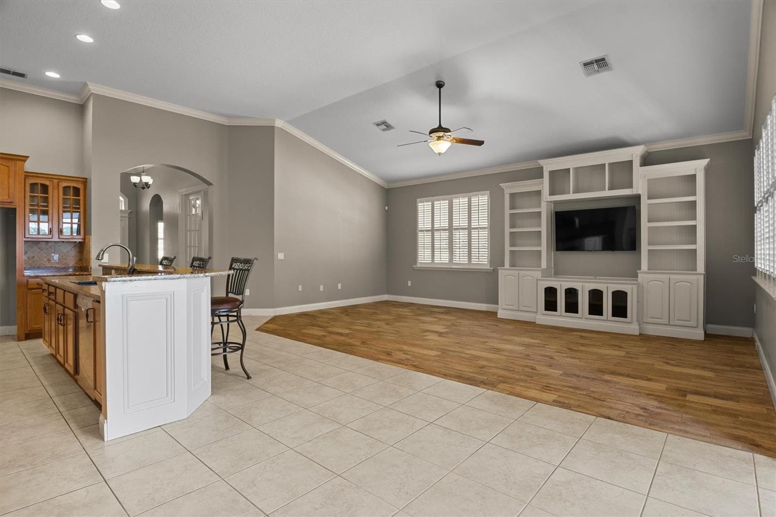 Dining Room/Living Room - 8281 LAKE JAMES DR, LAKELAND