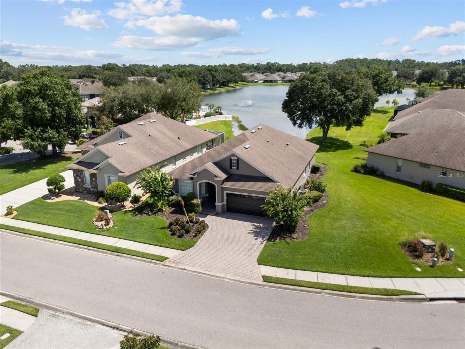 Aerial View - 8281 LAKE JAMES DR, LAKELAND
