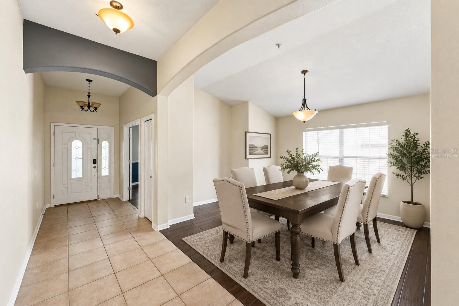Virtually Staged - Dining Room - 13368 MANDALAY PL, SPRING HILL
