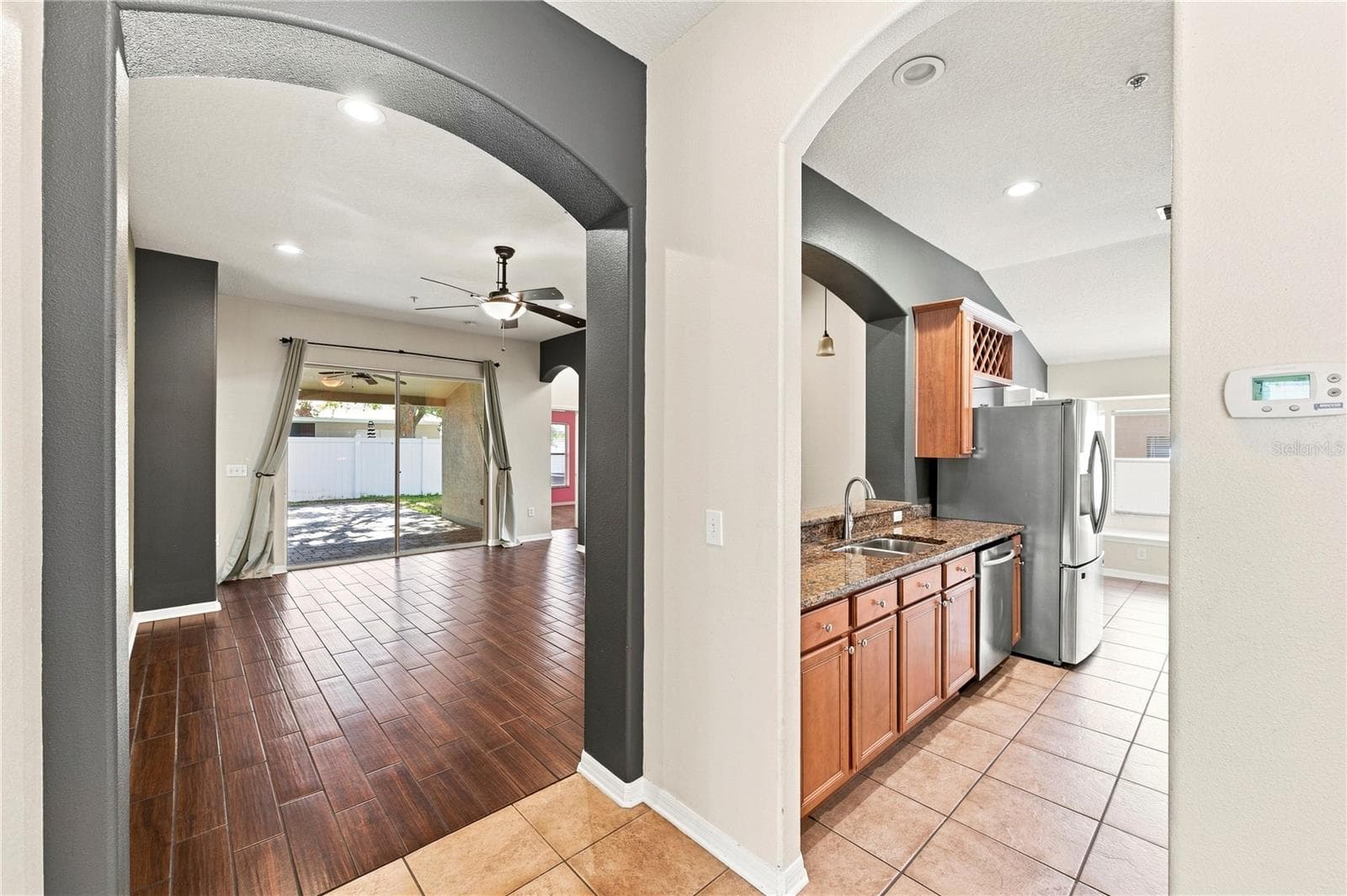 Kitchen & Family Room - 13368 MANDALAY PL, SPRING HILL
