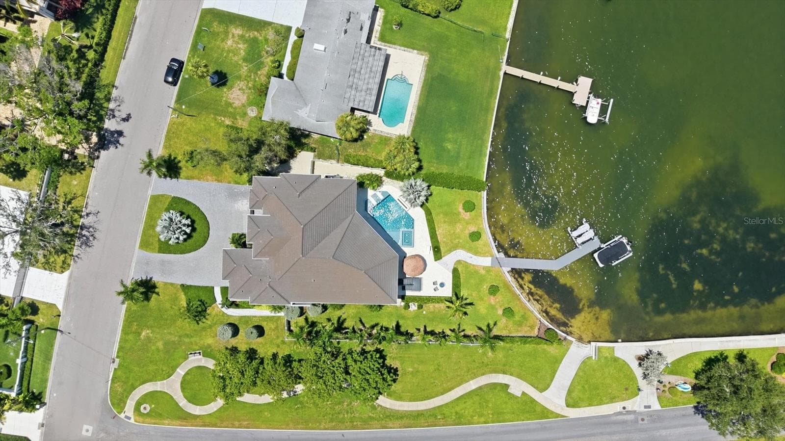 Aerial - 387 S SHORE DR, SARASOTA