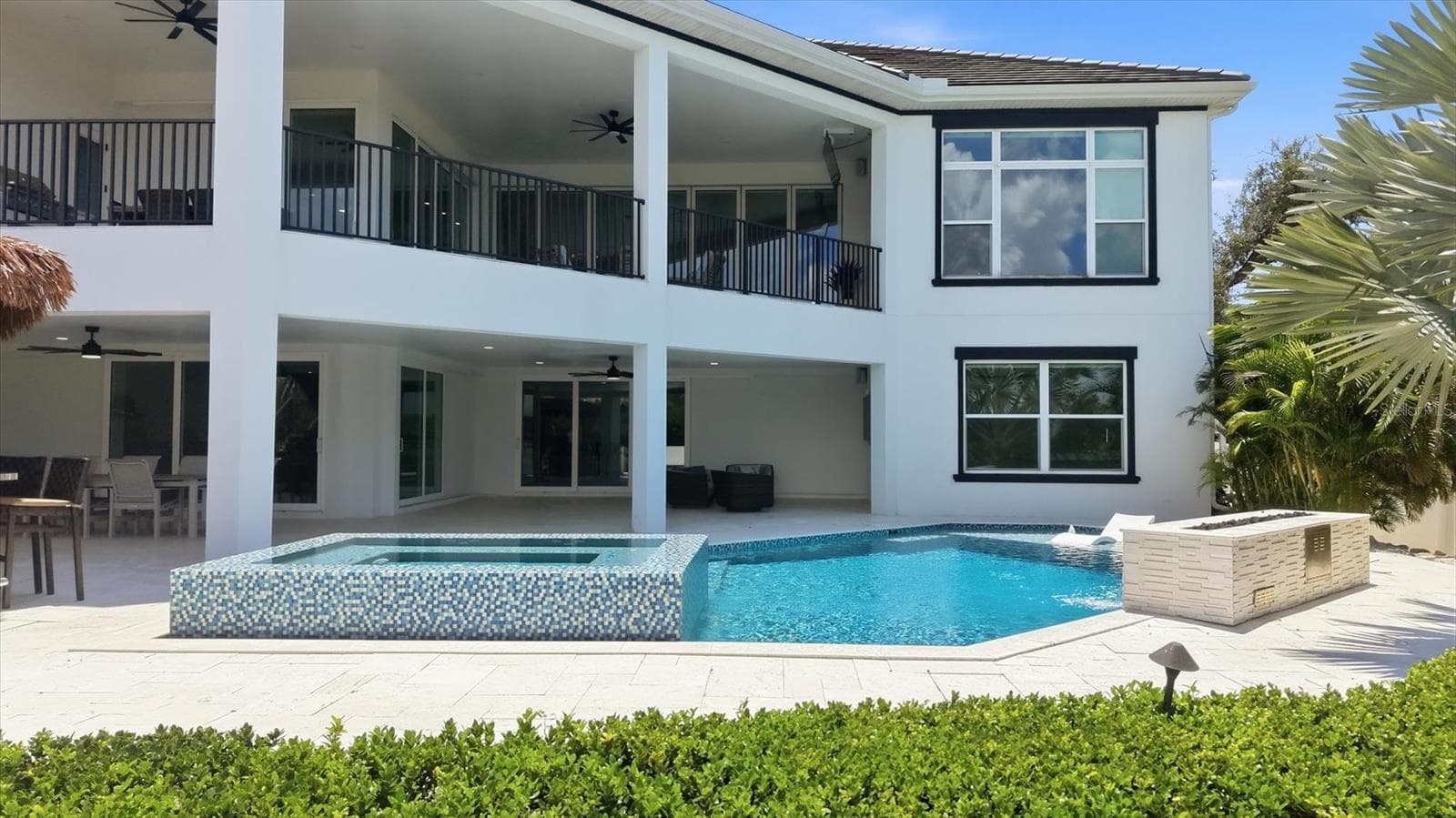 Back Elevation - 387 S SHORE DR, SARASOTA