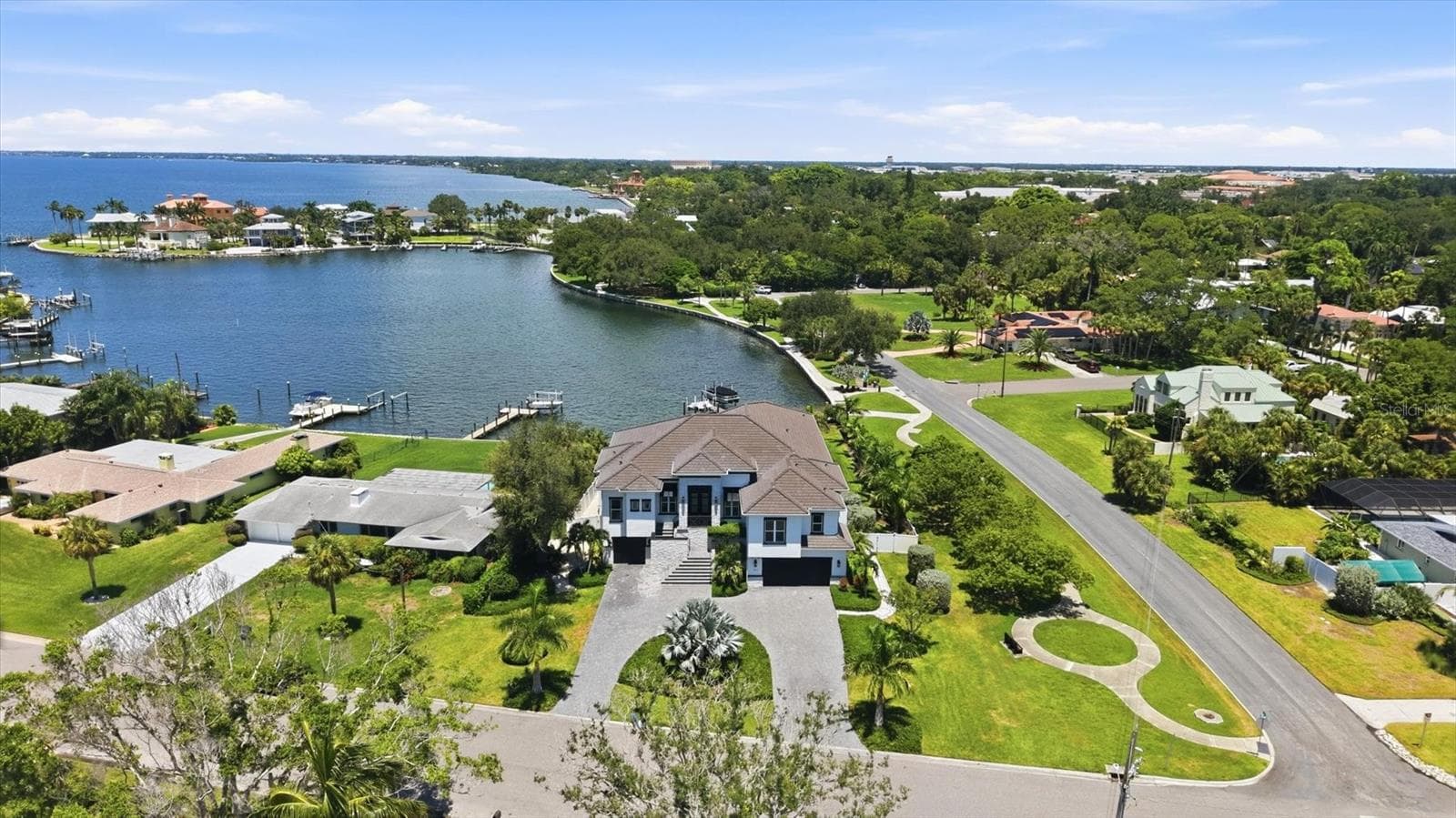 Aerial - 387 S SHORE DR, SARASOTA