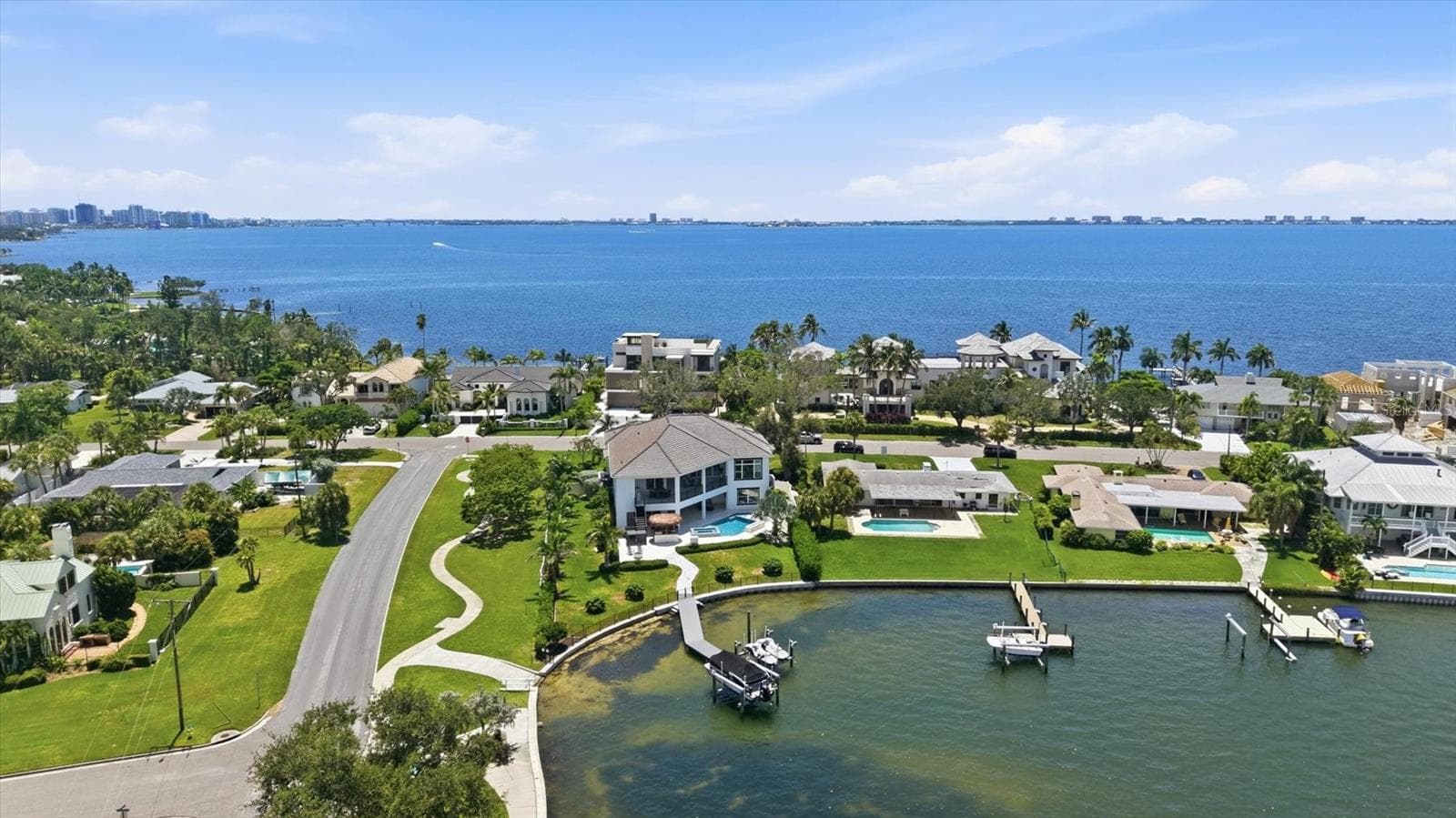 Aerial - 387 S SHORE DR, SARASOTA
