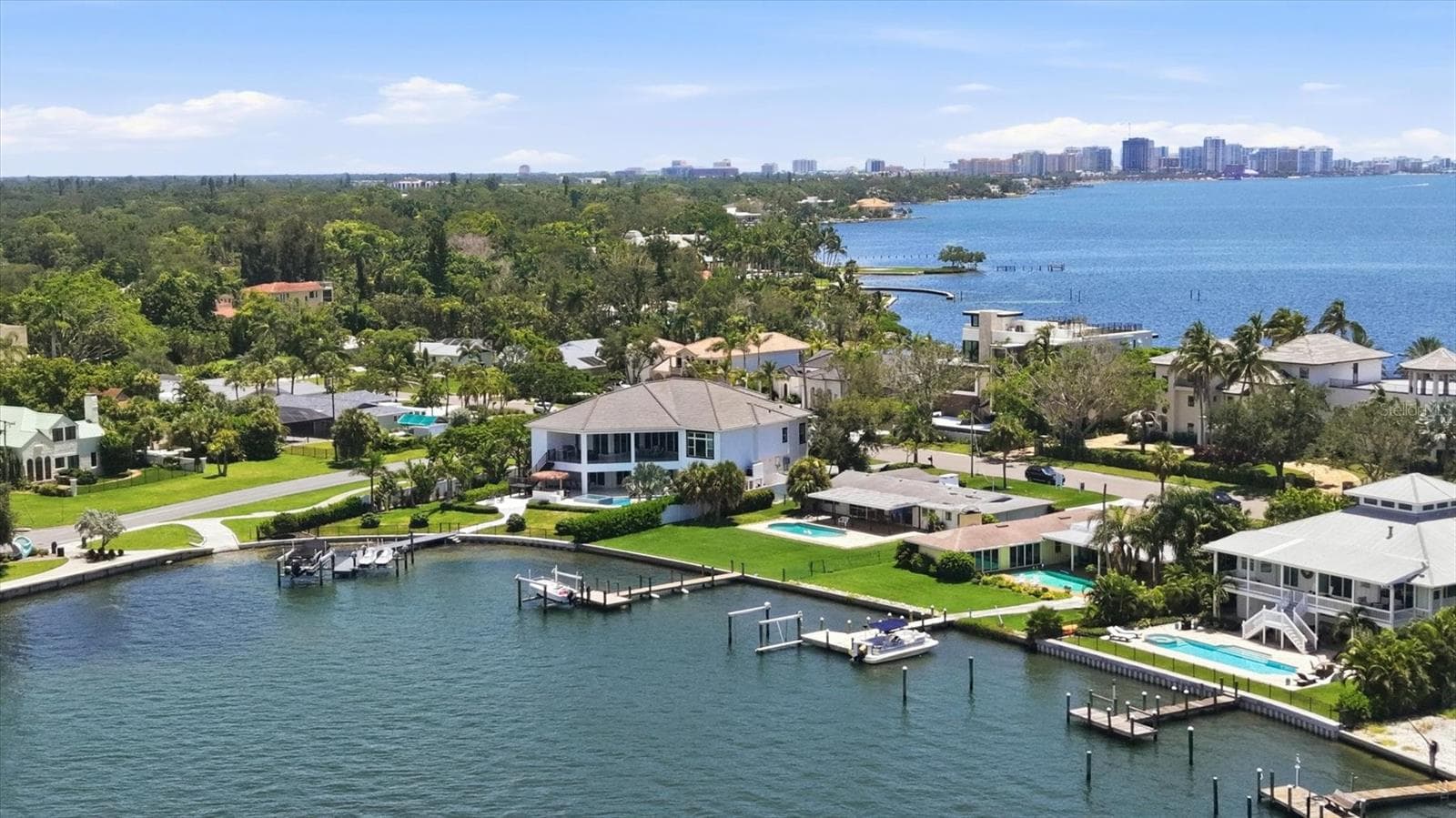 Aerial - 387 S SHORE DR, SARASOTA