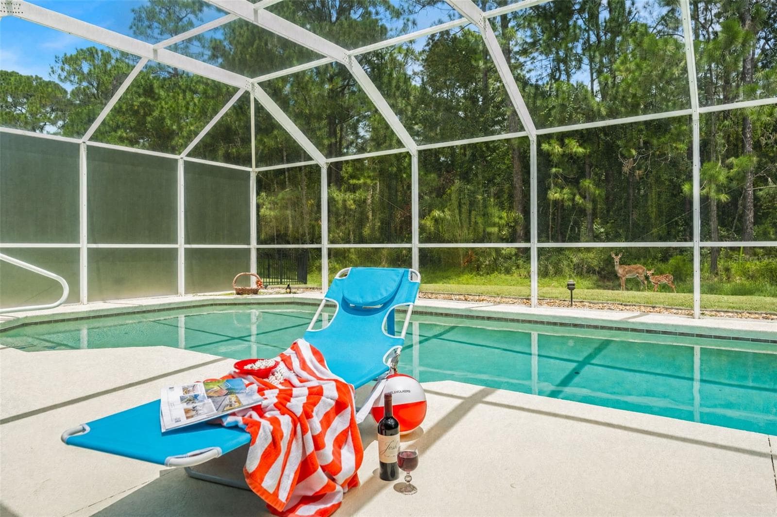 Private backyard backing up to a nature preserve. - 1903 CREEKWATER BLVD, PORT ORANGE