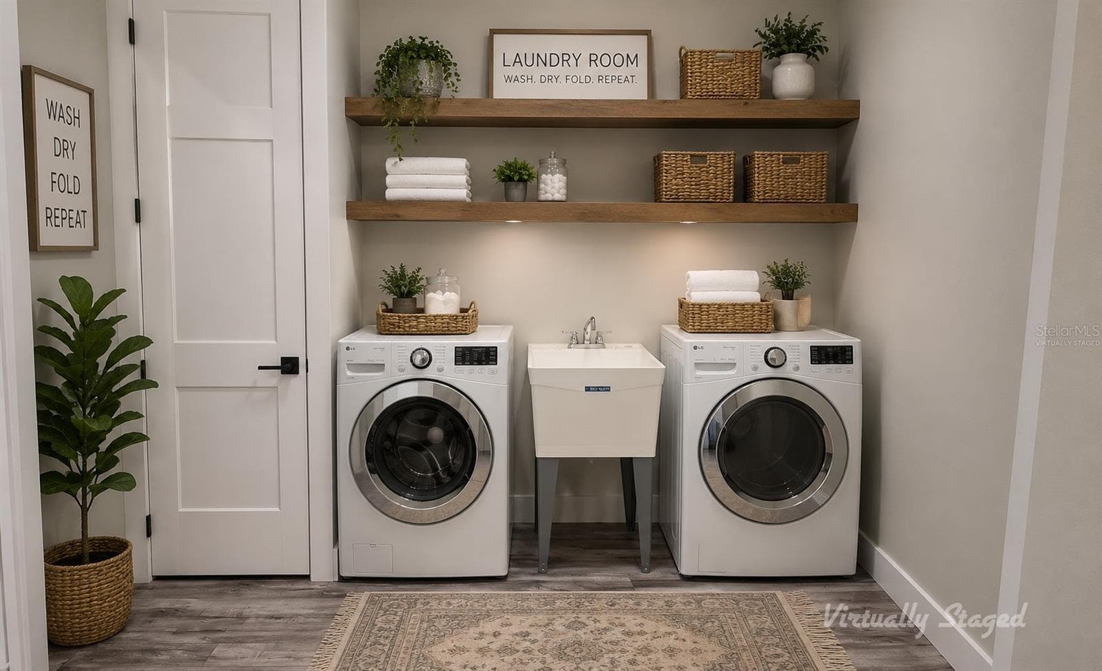 Virtually Staged Laundry Room - 5223 BALMOR TER, NORTH PORT