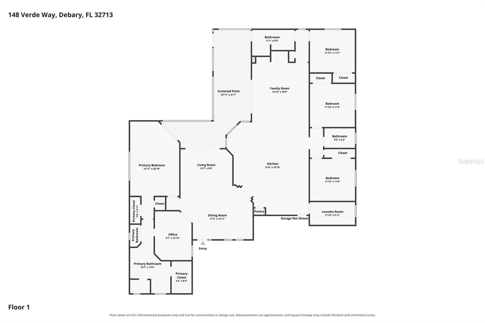 Single Family Residence at 148 VERDE WAY, DEBARY, photo 56 of 56