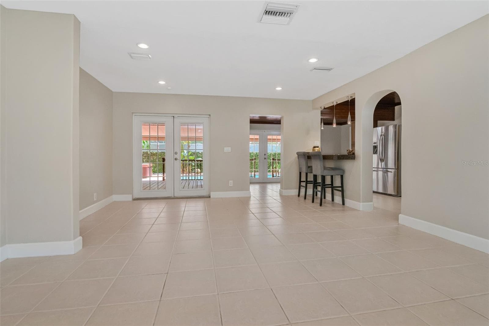 French Doors to Back Oasis - 311 N GOMEZ AVE, TAMPA