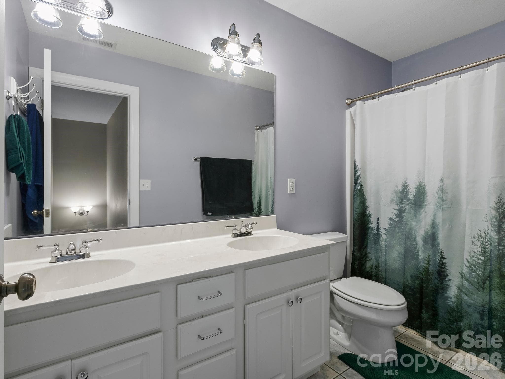 upstairs hall bath - 306 Golden Hawk Trail, Asheville