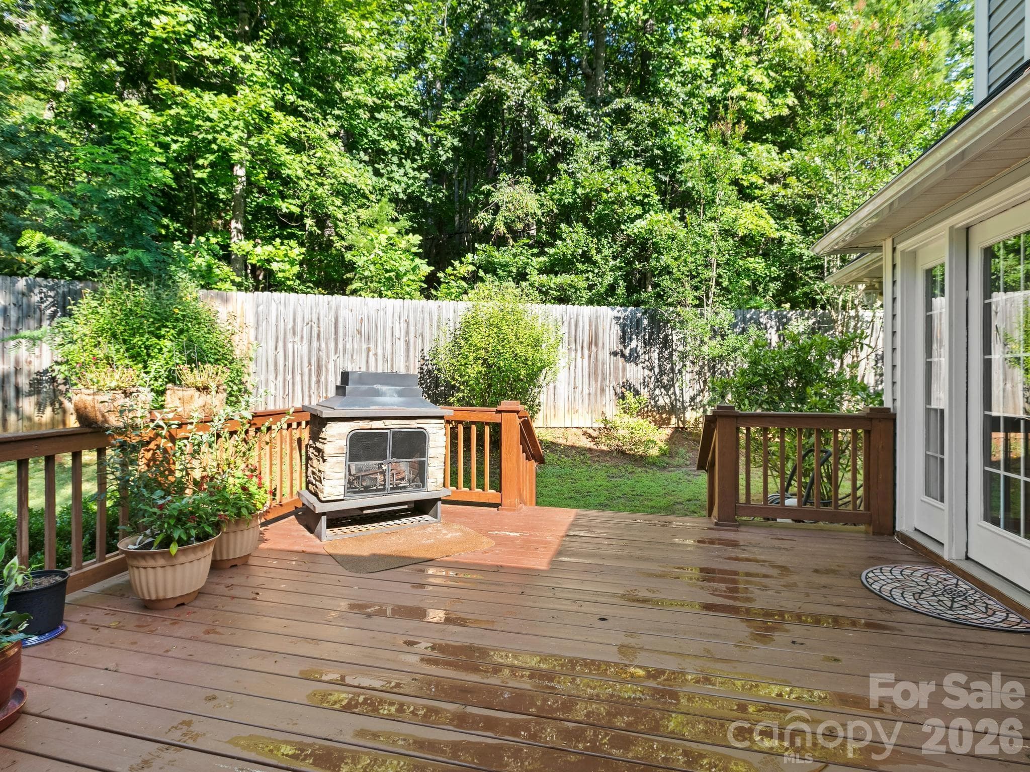 back deck - 306 Golden Hawk Trail, Asheville