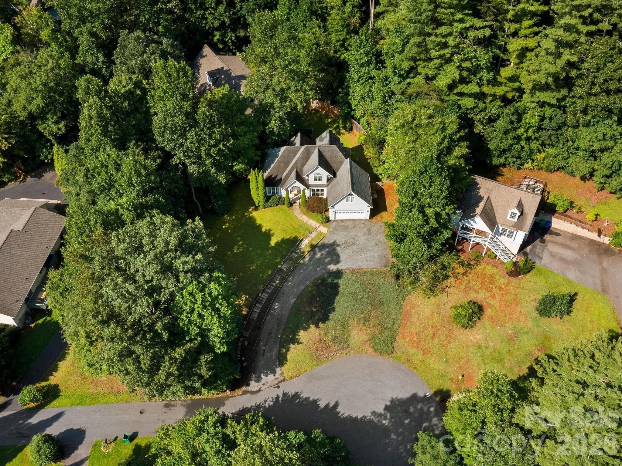 aerial view of home - 306 Golden Hawk Trail, Asheville