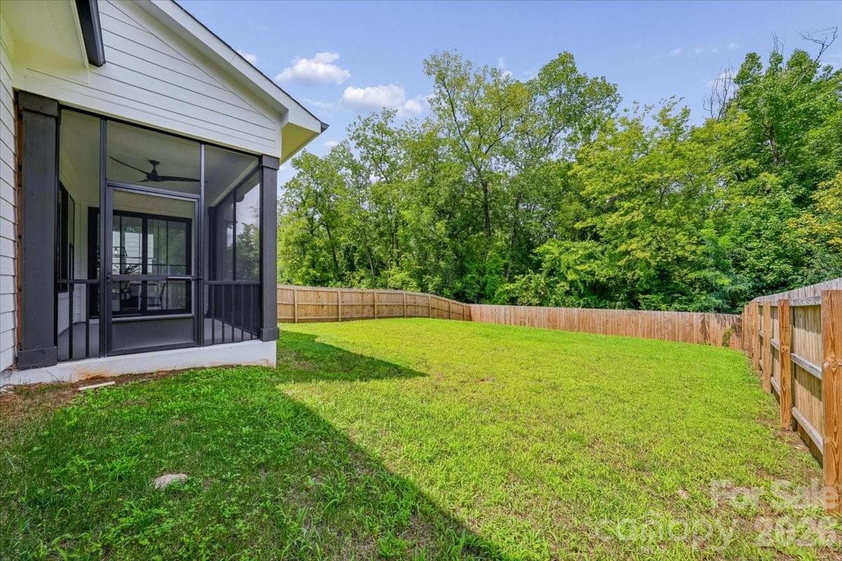 Private backyard - 2025 South Street, Charlotte